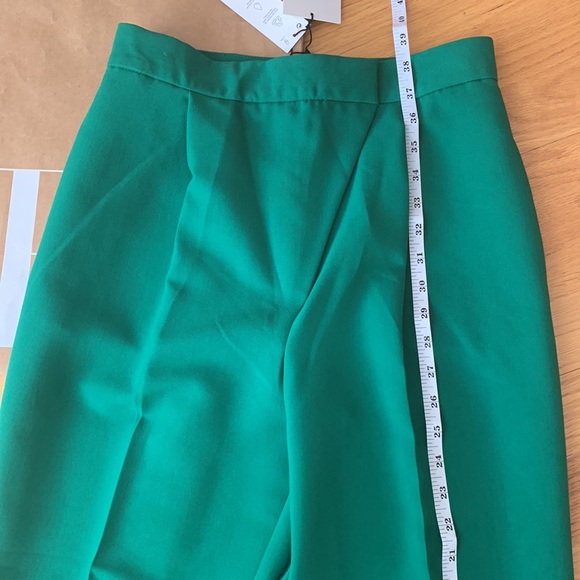 NWT ZARA💚Crossover pleated pants - Picture 15 of 16